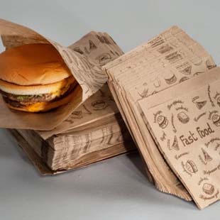 Embalagem para hambúrguer artesanal